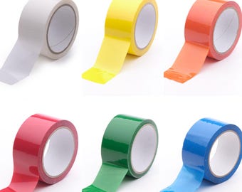 Cennet Packing Tape For Parcel And Boxes- Strong Rolls Of Heavy Duty Sticky Waterproof Duct Sellotape Brown Fragile Clear Caution Packaging For Moving House 6 Clear 48mm X 50m - View #2