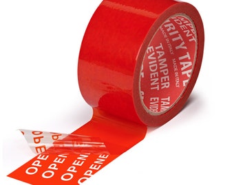 Safety adhesive tape - security