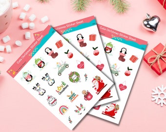 CS1 Christmas Sticker Sheet - HoHoHo Christmas Planner Sticker - Planner Stickers - Bullet Journal Stickers - Decorative Planner Sticker