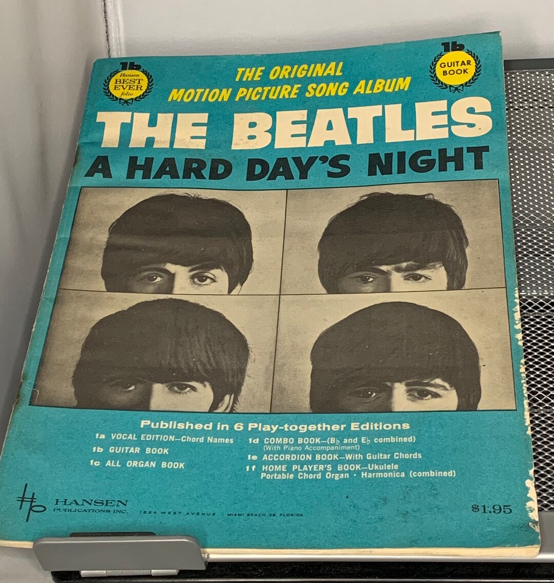 3 Vintage Beatles Music Books Etsy