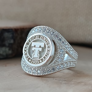 Graduation Gift,Graduation Ring ,Woman Ring,Claas ring, Graduation Gift,Baguette Stone Ring,Personalized gift ,College Ring, University Ring