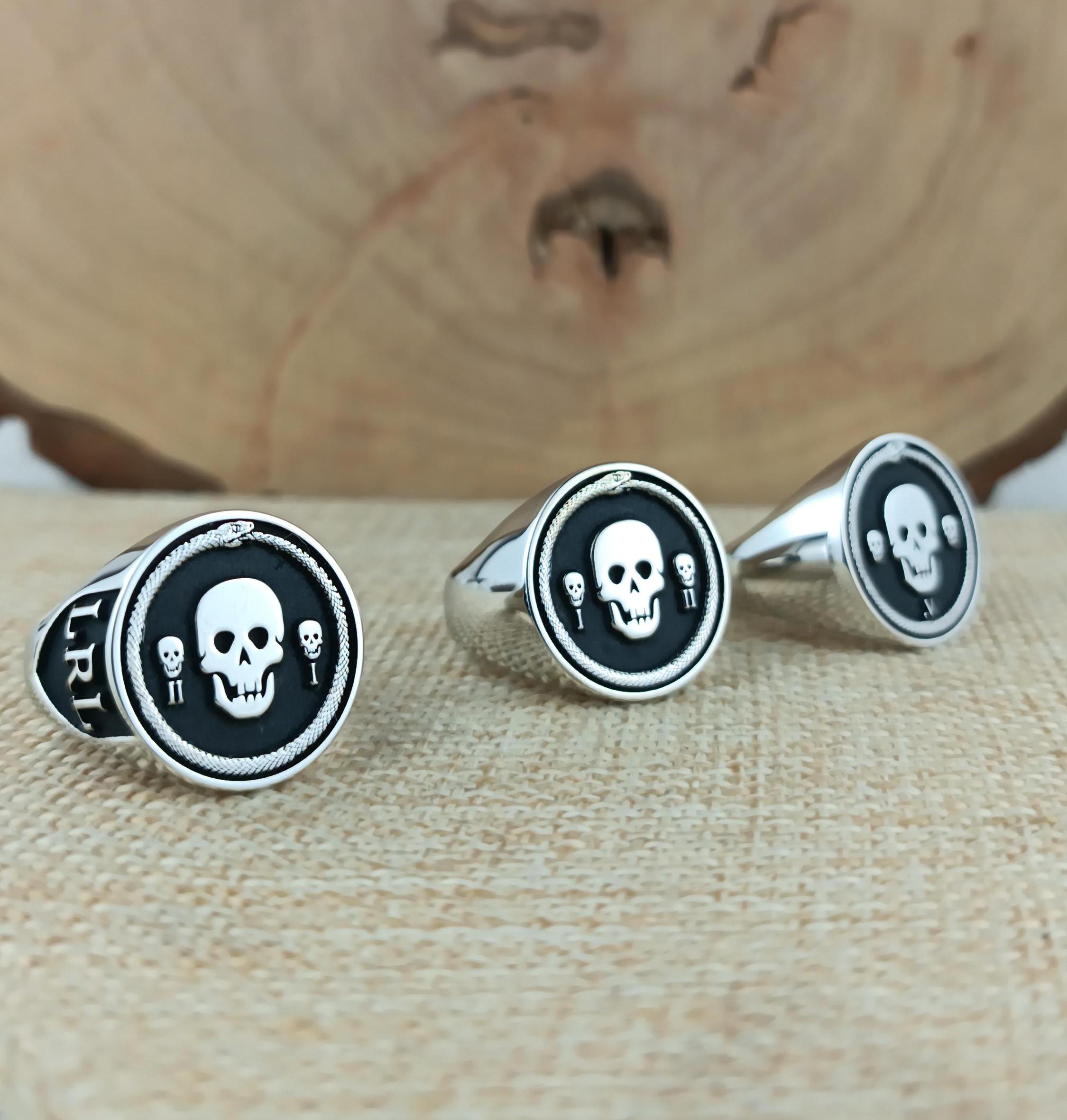 Family Crest Signet Ring, Family Crest Coat of Arms Ring, Personalized Gold and Silver Signet Ring , Crest Ring