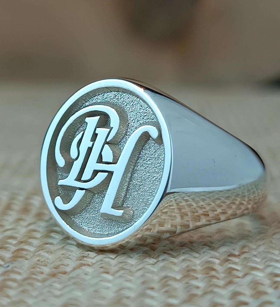 Monogram Rings, Special Design Rings, Letter Rings, Name Rings, Men's ...