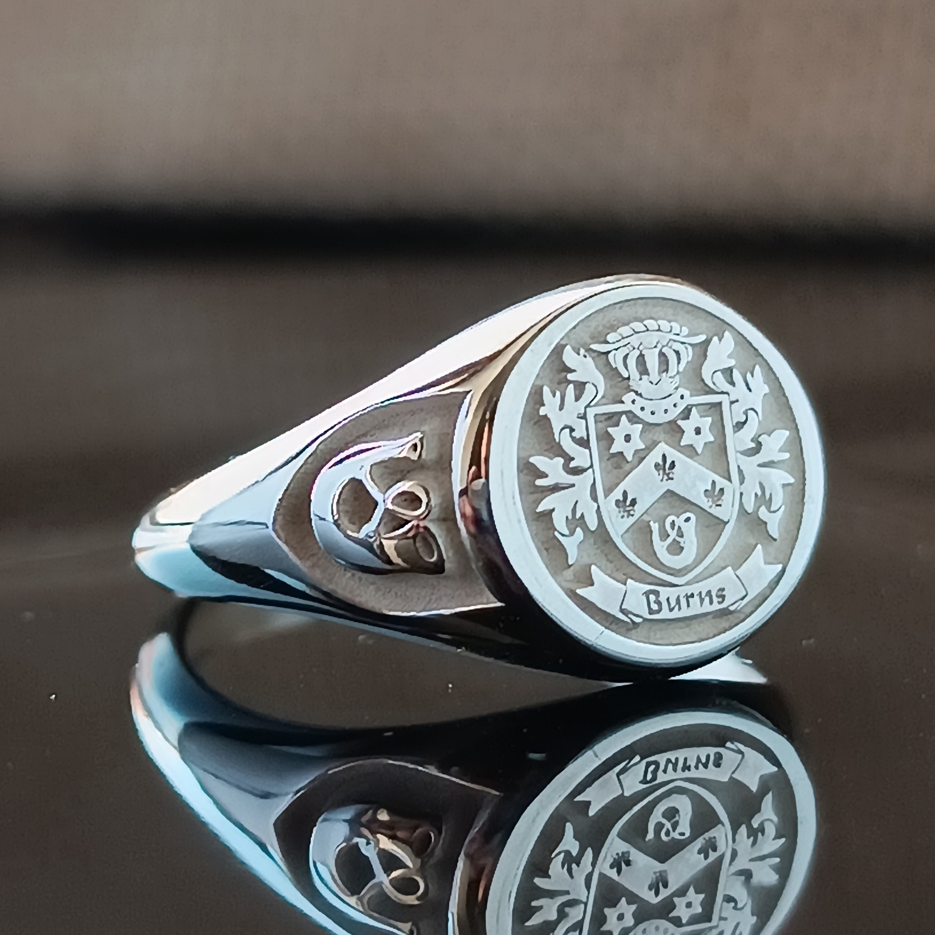 15号GLAD HAND FAMILY CREST SILVER RING 15号GLAD HAND FAMILY CREST SILVER RING 15号GLAD HAND FAMILY
