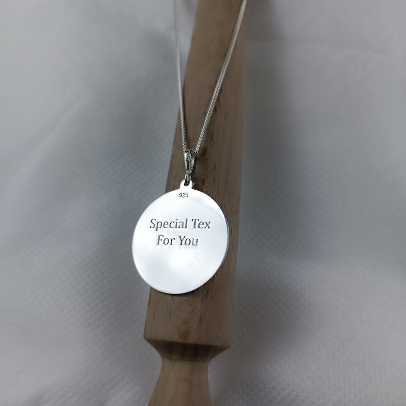 May include: Silver necklace with a round pendant that says "Special Tex For You" and "925" on the back.