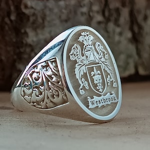 Unique Family Ring, Custom Gold or Silver, Personalized Name Ring ...