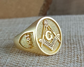 Masonic Rings, Freemason Ring, Master Mason Rings, Free Mason Ring, Mens Masonic Rings, Masonic Jewelry, Christmas Ring, Christmas Gift