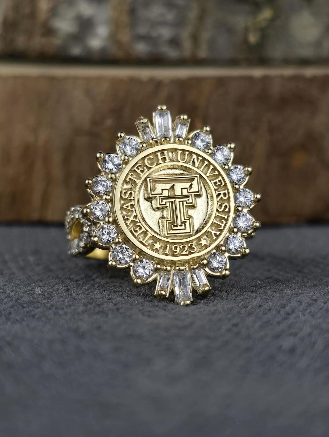 Handmade Sunburst Graduation Ring for Her, Custom Sterling Silver ...