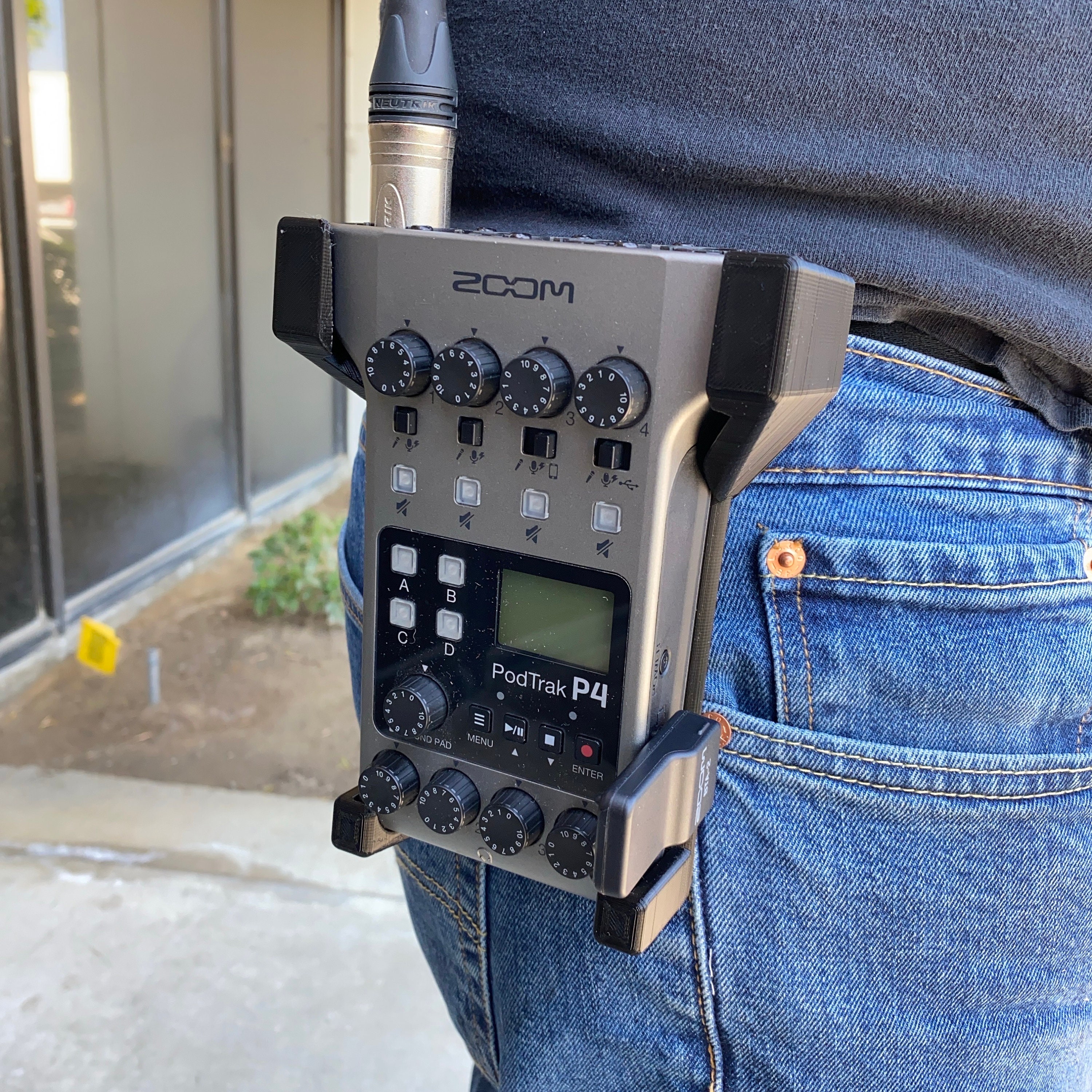 Zoom P4 Holster With Cheeseplate Mounting *please Read