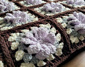 The Verveine Blanket Crochet Pattern