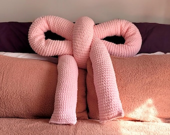 Giant Crochet Bow Pillow Pattern