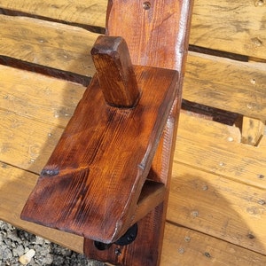 Helmet Stand/Glove Holder and Coat Hanger/Storage made from Reclaimed Wood zdjęcie 7