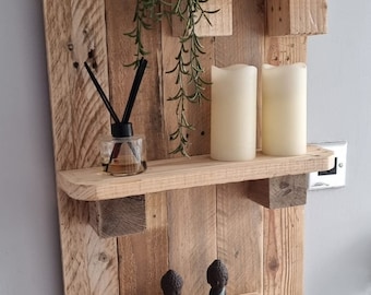 Rustic Reclaimed Pallet Wood Shelf/Storage