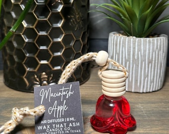 Rose Car Air Freshener: Scented Hanging Diffuser