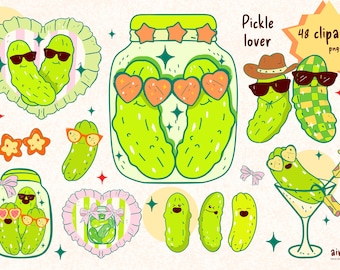 Retro augurk clipart, Groovy Girl png, SVG (digitale download)