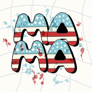 mamá SVG, mamá SVG, vida de mamá SVG, mamá SVG para camisetas, día de la madre SVG, Día de la Independencia SVG, PNG patriótico, mamá estadounidense, camiseta del 4 de julio