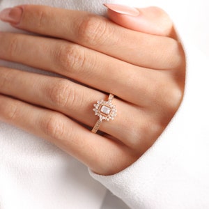 Diamond Promise Ring Wedding Ring Couple Rings Delicate Ring Promise Ring For Her Gifts For Her Engagement Ring Trendy Rings,Cute Ring