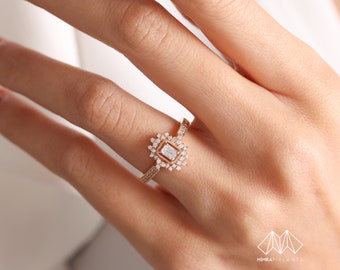 Diamond Promise Ring Engagement Ring  Wedding Ring Delicate Ring Promise Ring For Her.
