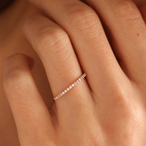 Diamond Ring  Diamond Engagement Ring Raw Diamond Ring Wedding Ring Promise Ring For Her Minimalist Jewelry Handmade Jewelry