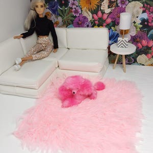 1/6 schaal 12 inch modepopmaat tapijt voor poppenhuis