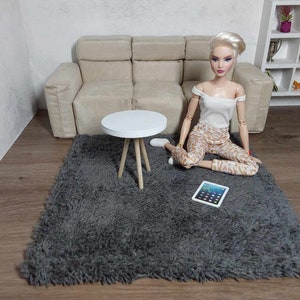 1/6 schaal 12 inch modepopmaat tapijt voor poppenhuis