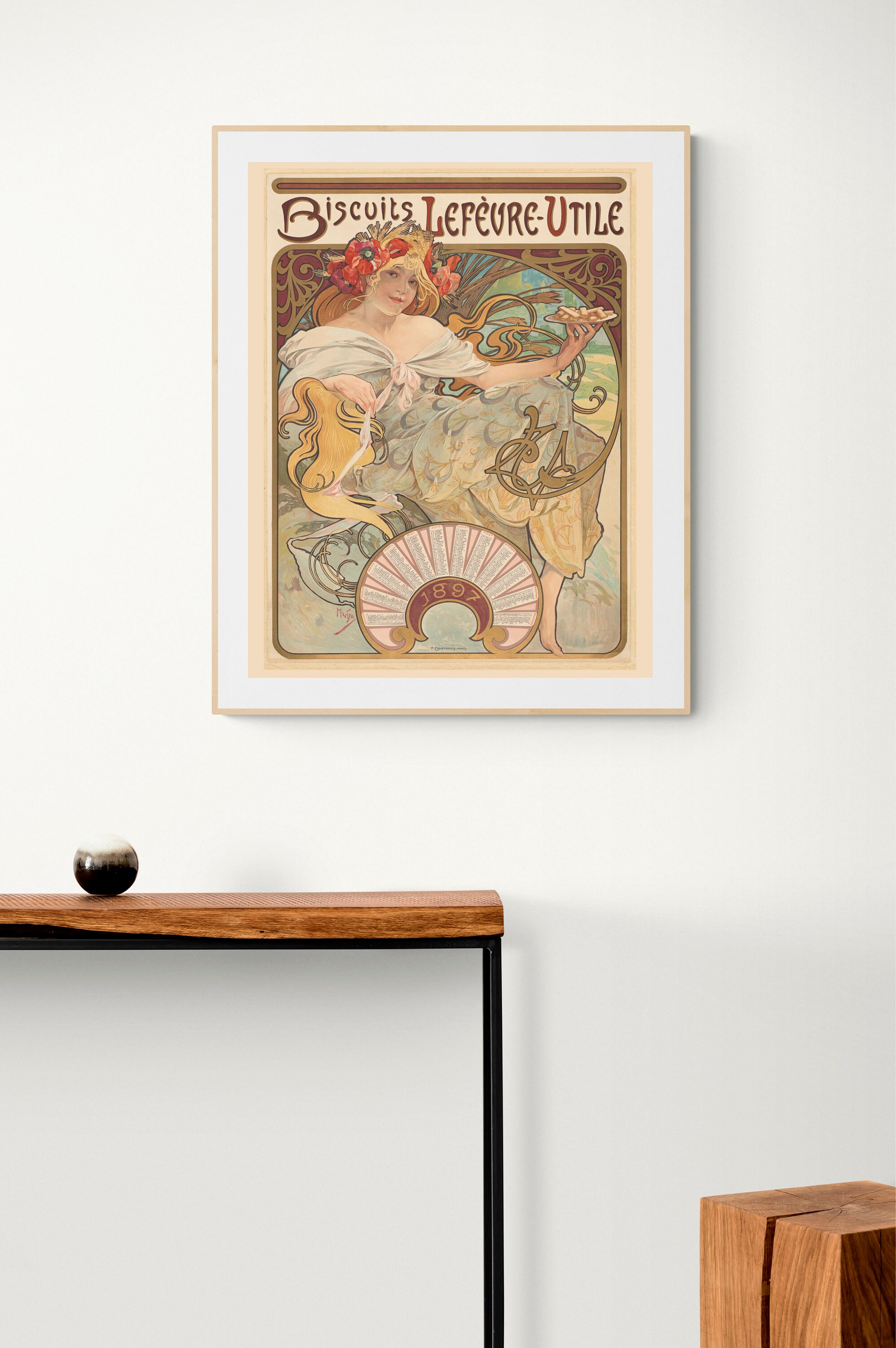 Alphonse Mucha Print Set PRINTABLE Wall Art Vintage Rustic French ...