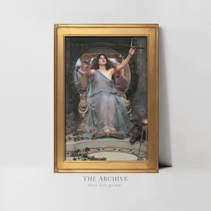 Odysseus and Circe | John William Waterhouse Digital Art Prints | Antique English Farmhouse Decor | PRINTABLE Wall Art