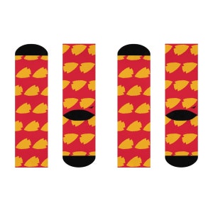 Kansas City Football Fan Arrowhead Classic Crew Socks image 3