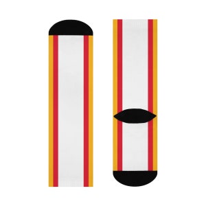 Kansas City Football Kingdom Socks - Pant Stripes - KC Crew Socks image 4