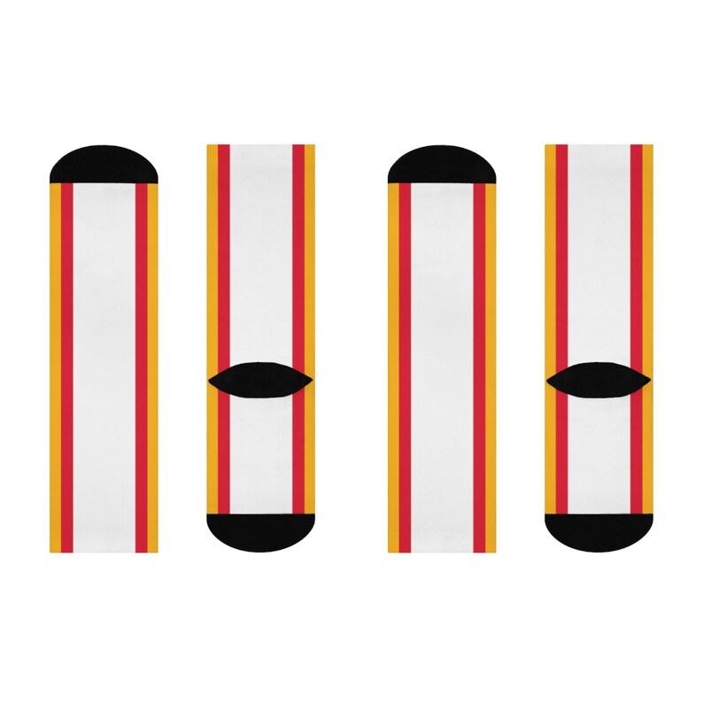 Kansas City Football Kingdom Socks - Pant Stripes - KC Crew Socks image 3