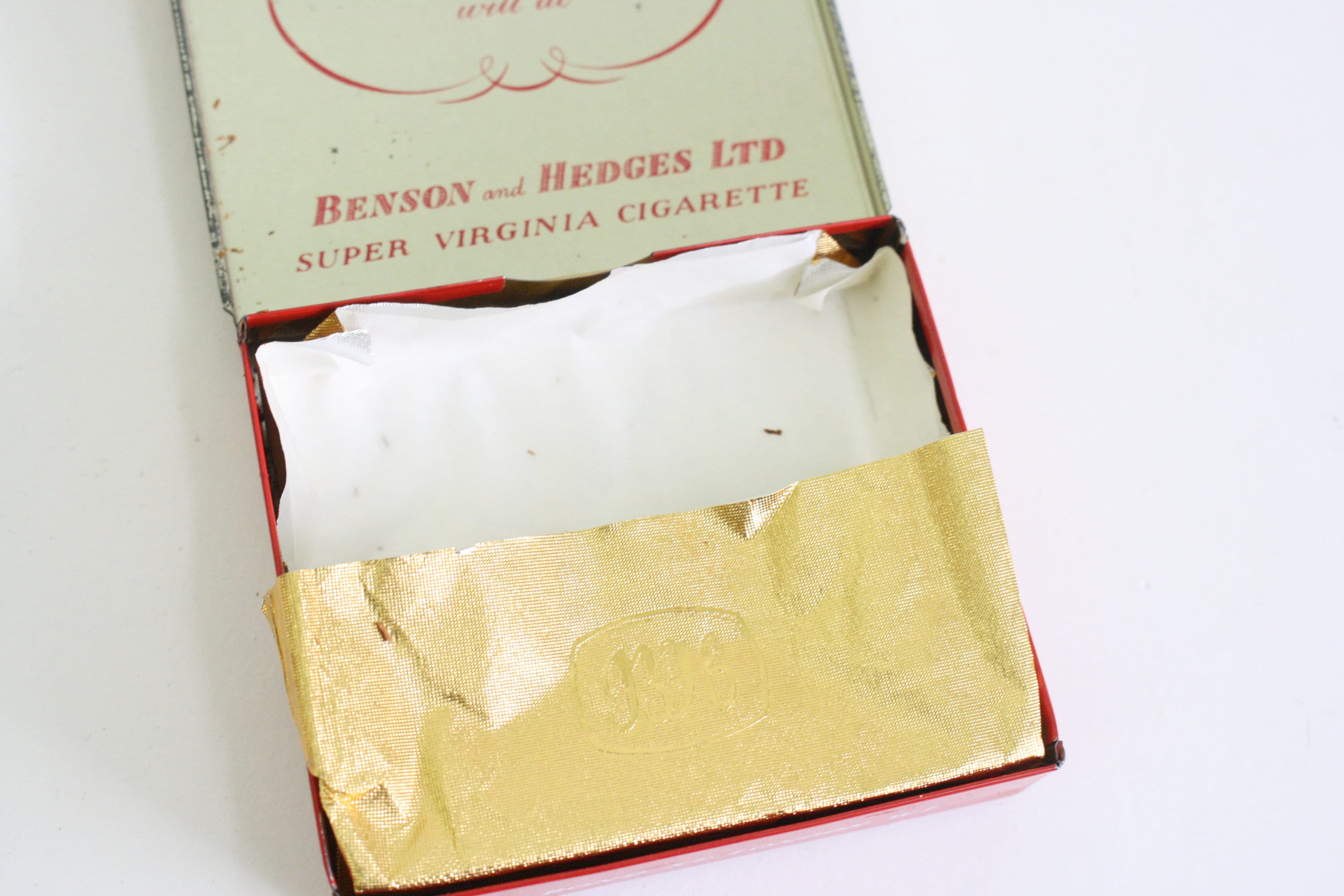 Vintage Cigarette Case With Original Paper Inlay From Benson & Hedges From  the Seventies