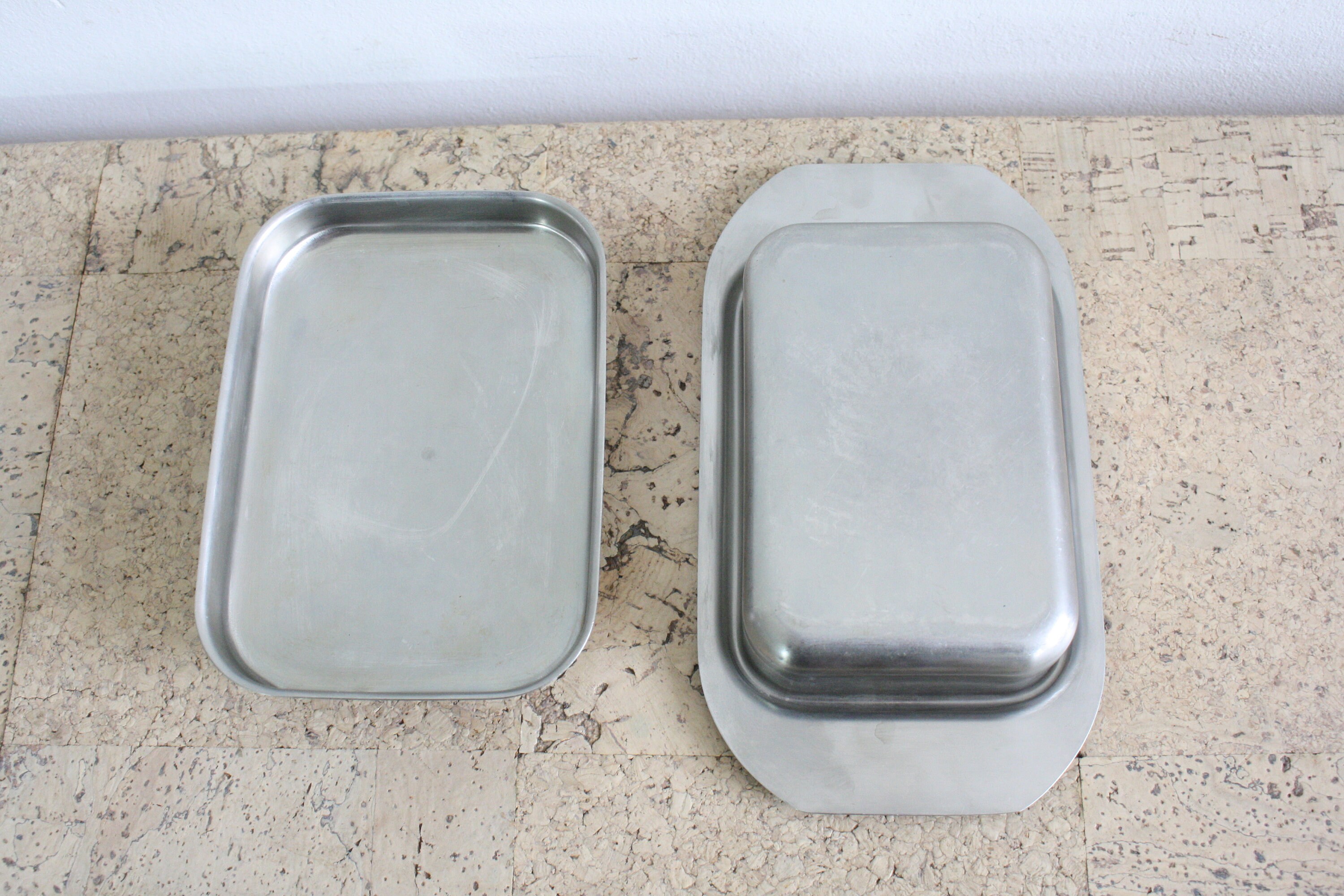 Vintage Stainless Butter Dish From the Fifties Etsy