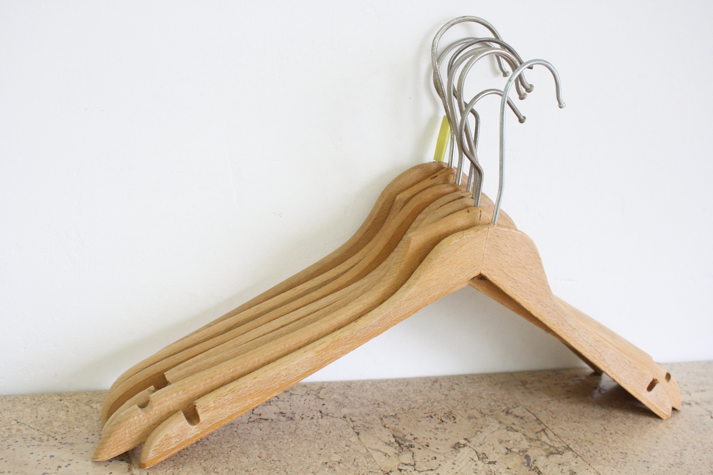 50s vintage wood hanger made in usa 5本 1950s Wooden Clothes Hangers for sale | eBay