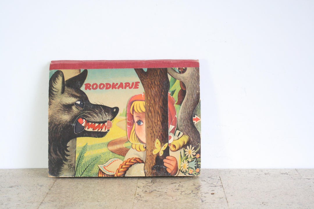 Vintage Dutch Pop up Book Roodkapje / Red Riding Hood by Kubasta From ...