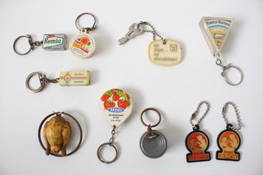 10 Vintage Food Advertising Keychains and Keyrings From the Sixties - Etsy