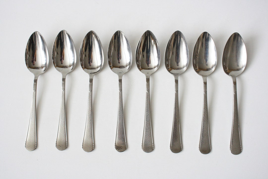 Eight Vintage Gero Zilmeta 294 Spoons From the Fifties Etsy