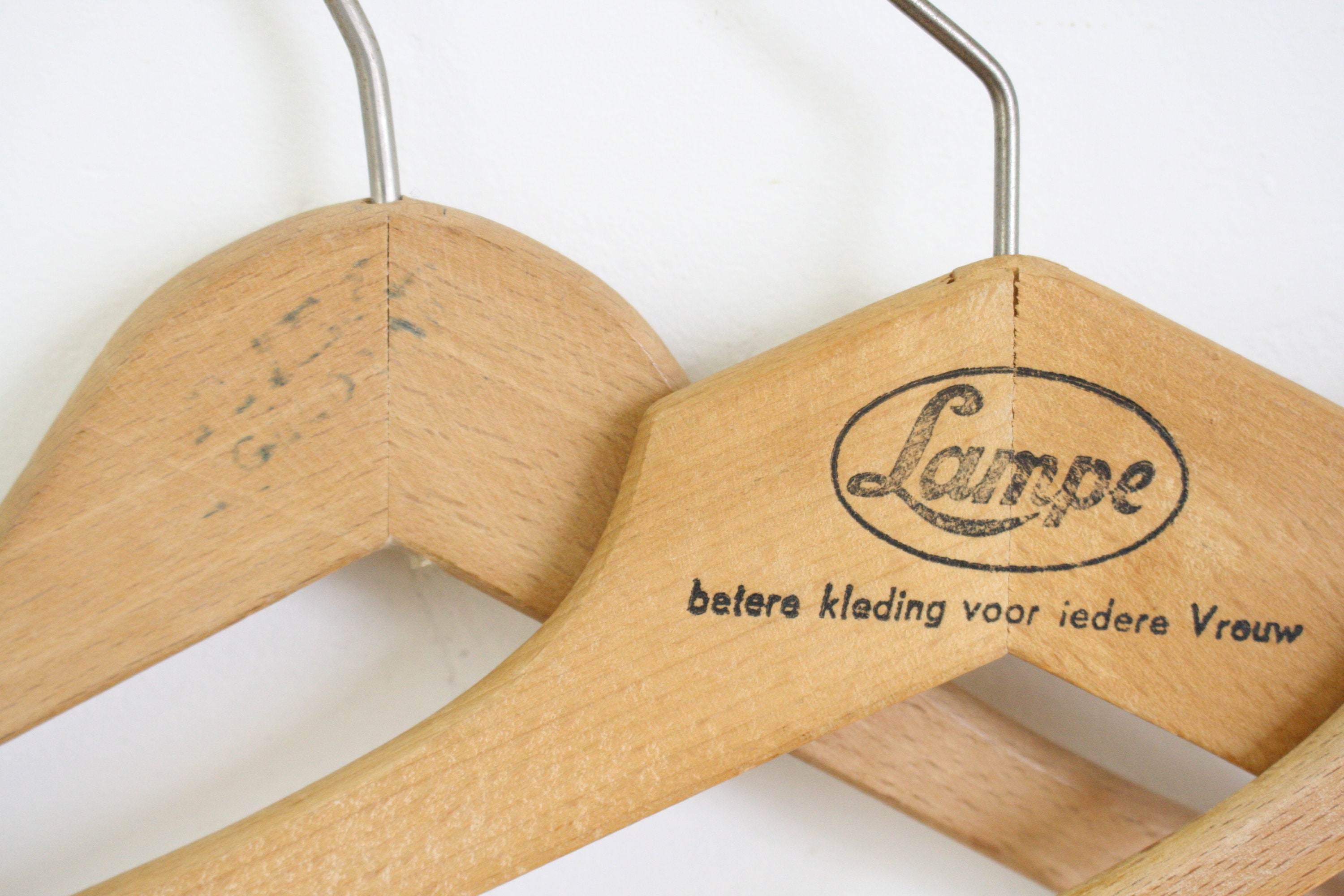 Seven Vintage Wooden Clothes Hangers From the Fifties - Etsy