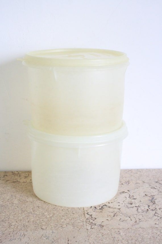 70年代のヴィンテージの大型タッパーウェア保存容器2個 - Etsy 日本