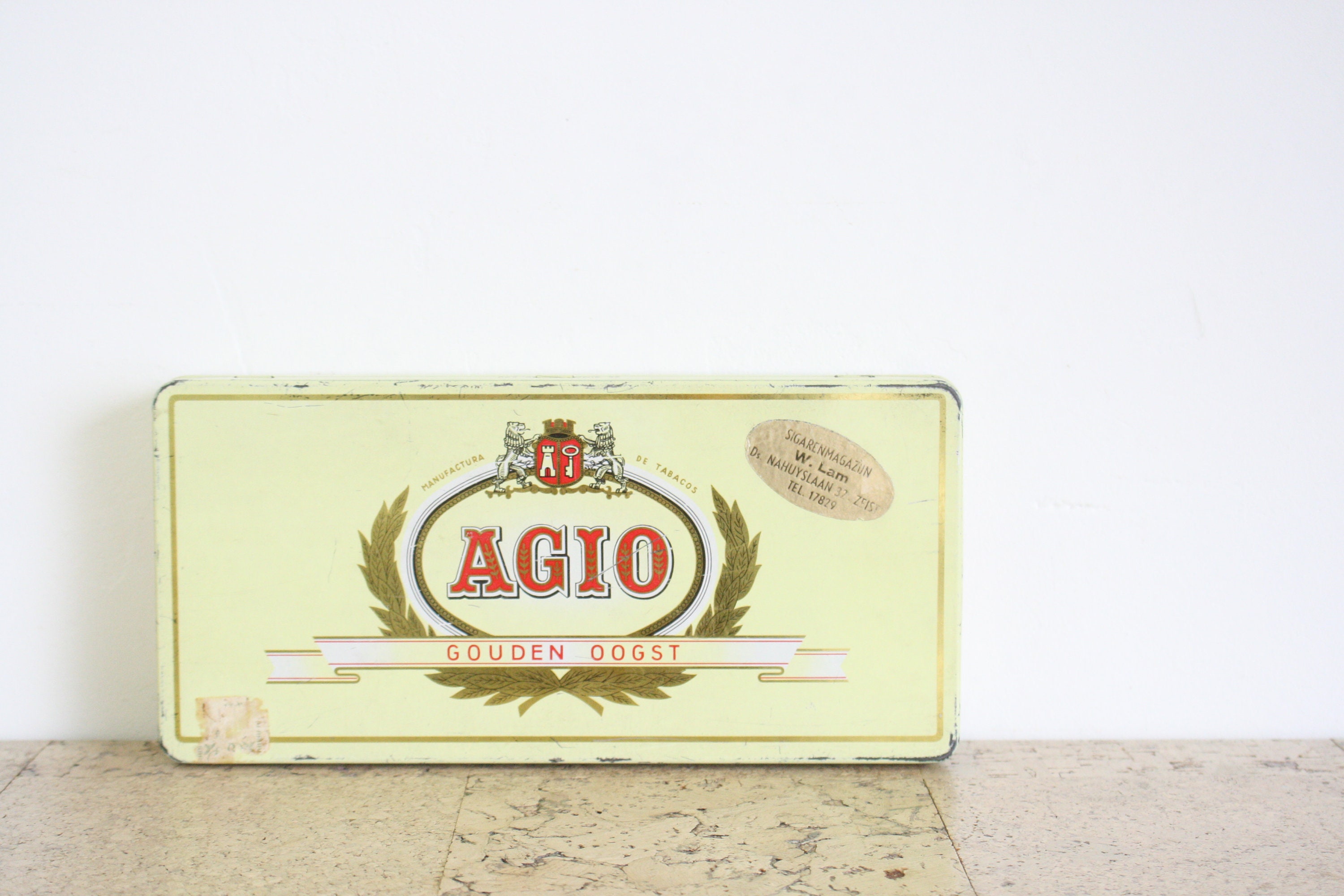 Agio Metal Cigar Tin From the Seventies