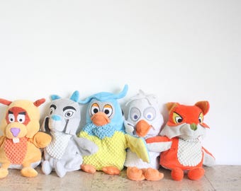 Handpuppen / Rollenspiel Waldtiere vom Fabeltjeskrant