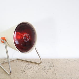 Philips Infraphil light / Infrared heat lamp HP3609 designed by Charlotte Perriand with original box