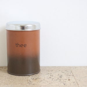Vintage tea tin / thee blik from Brabantia in Holland