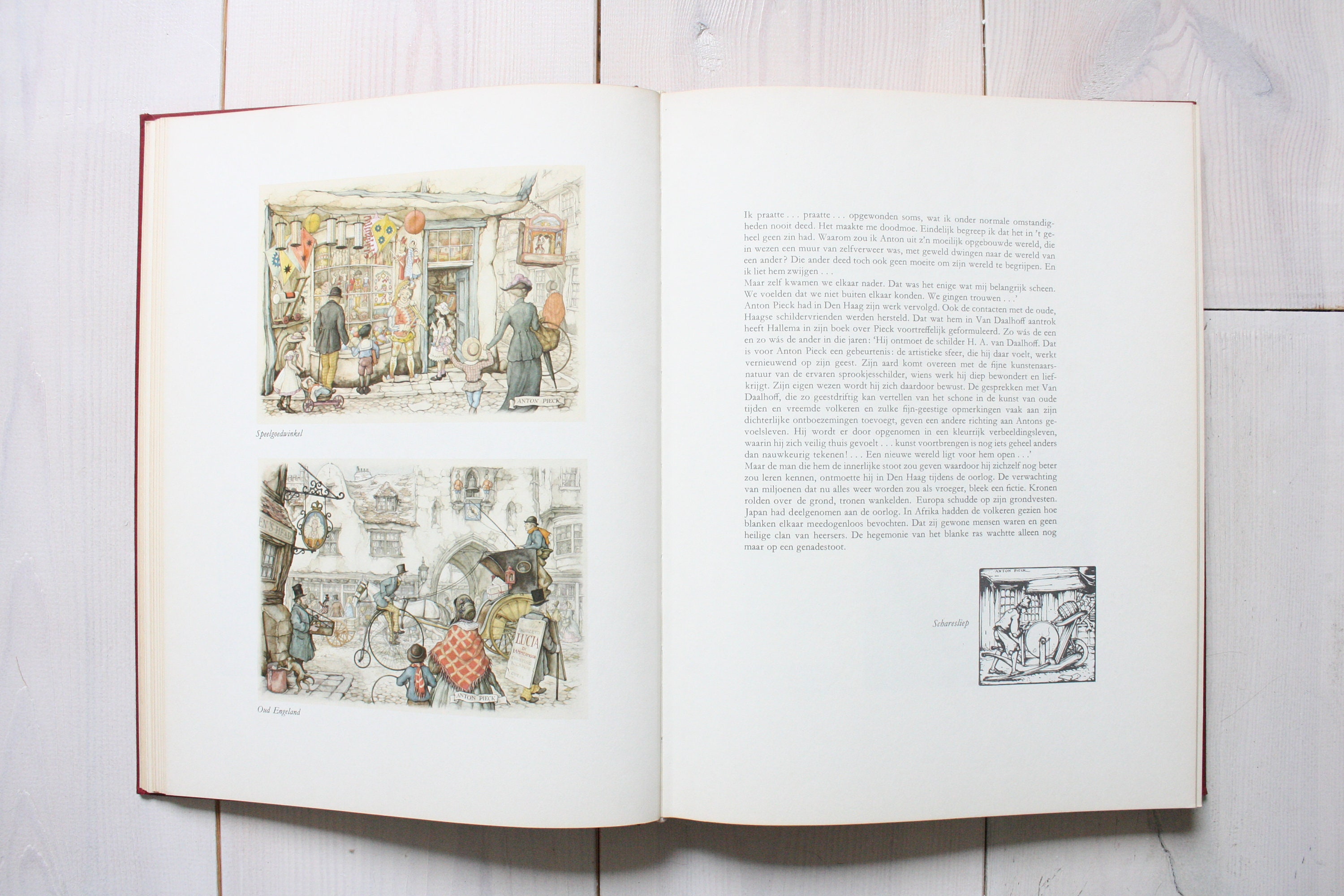 書 ANTON PIECK ZYN LEVEN ZYN WERK Book Anton Pieck - Zijn Leven, Zijn Werk (his Life, His Work