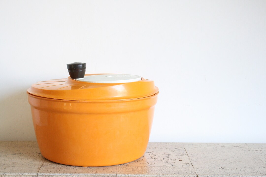 Vintage Salad Spinner / Centrifuge From Moulinex From the Seventies Etsy