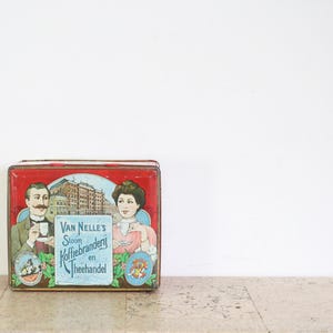 Vintage Dutch Van Nelle coffee or tea tin