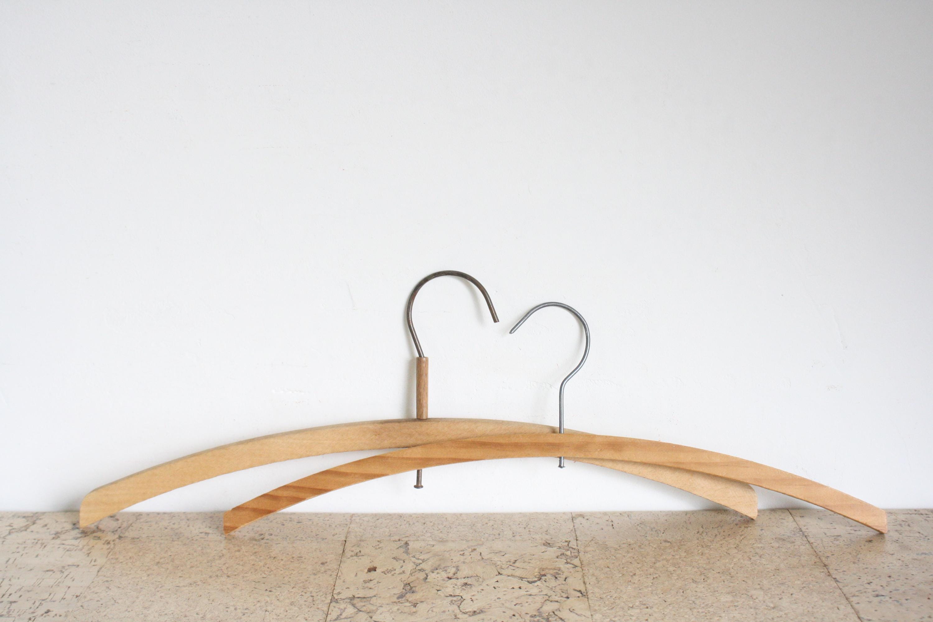 Seven Vintage Wooden Clothes Hangers From the Fifties - Etsy
