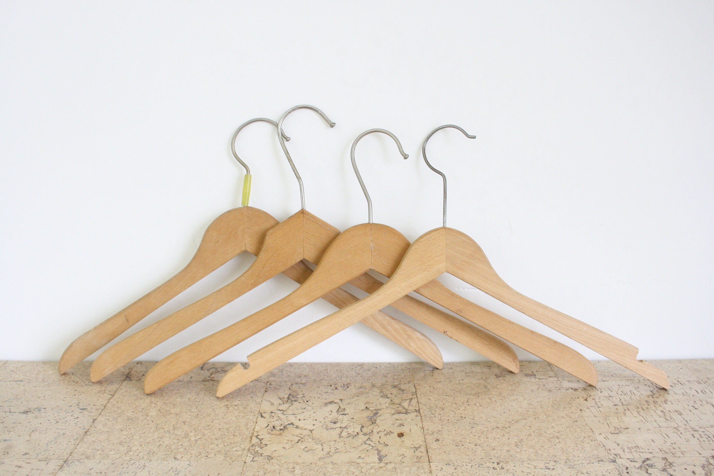 Seven Vintage Wooden Clothes Hangers From the Fifties - Etsy