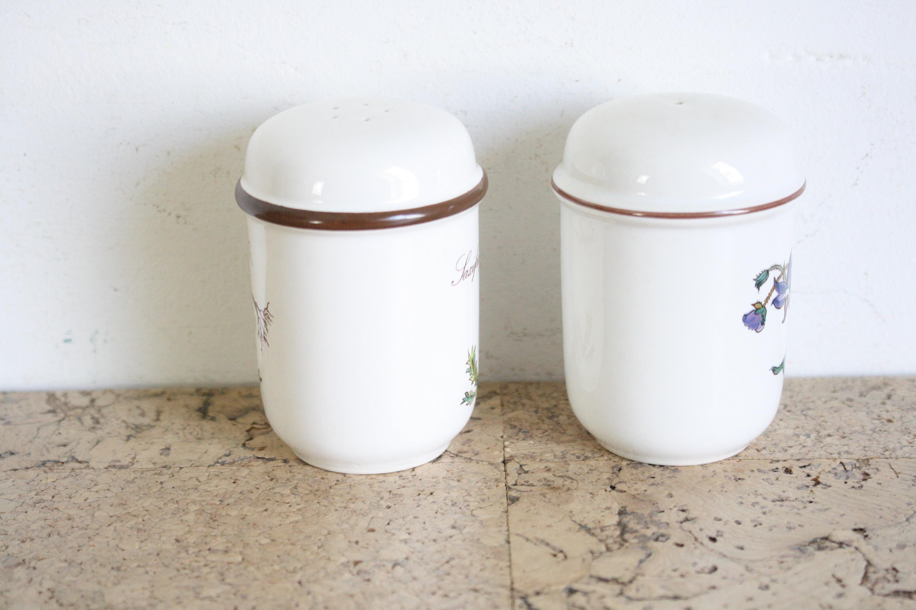 ヴィンテージのビレロイ＆ボッホ ボタニカ ペッパー＆ソルトシェーカー