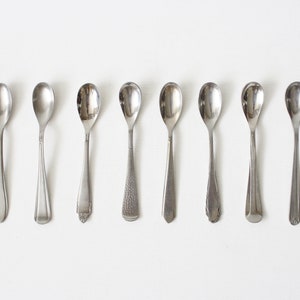 Ten mismatched tea spoons from Gero & Sola from the seventies - set 4