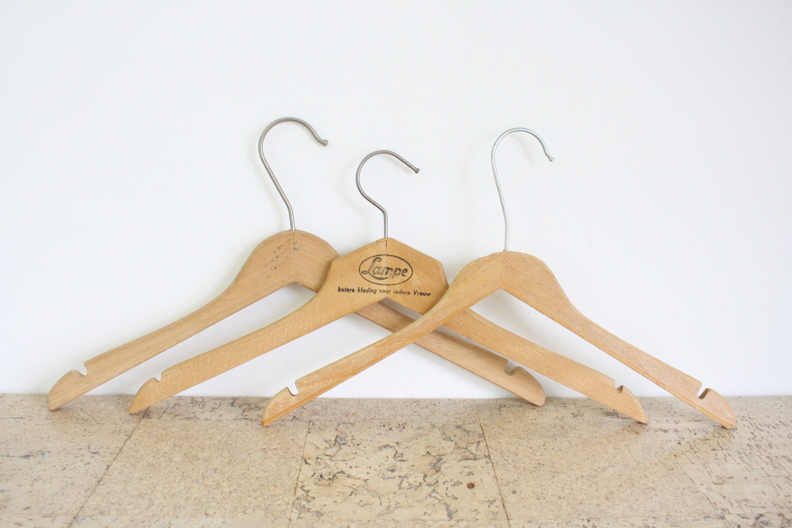 Seven Vintage Wooden Clothes Hangers From the Fifties - Etsy